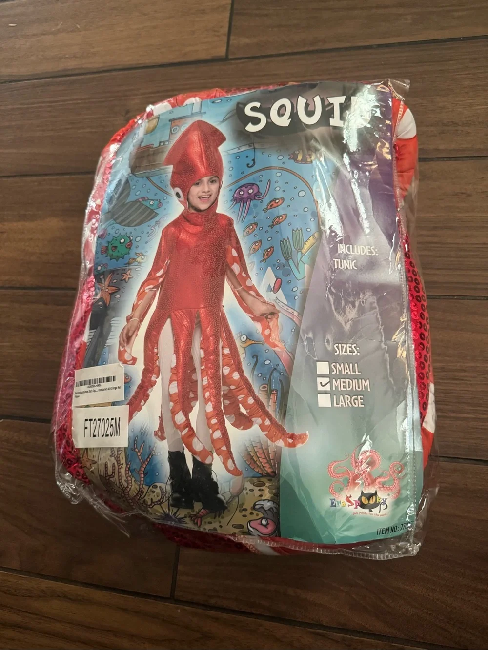 FantastCostumes Kids Squid Halloween Costume Cute Octopus costume size medium